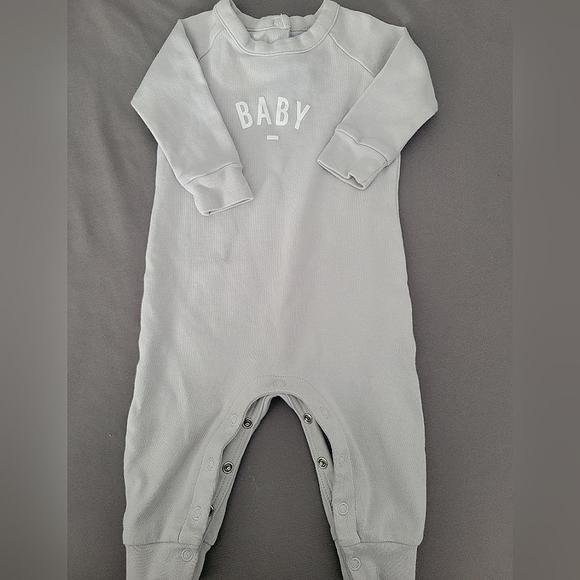 Bob & Blossom UK BABY onesie bodysuit grey - Picture 1 of 2